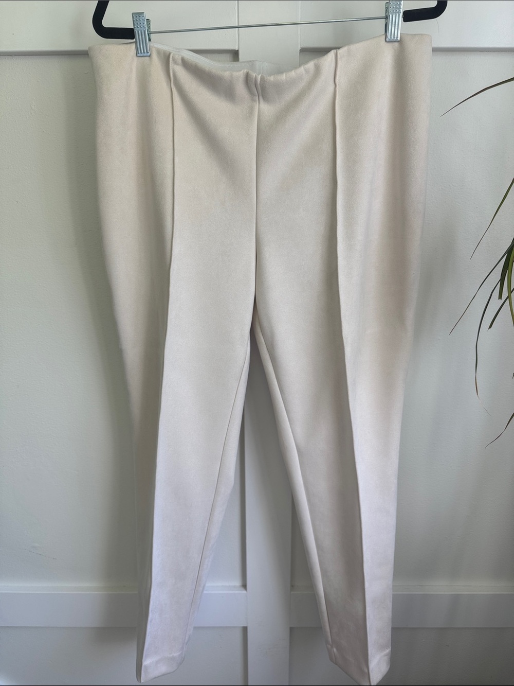 Tailored Cream Men's Dress Pants